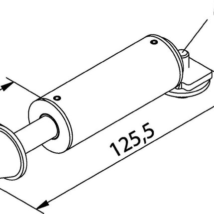 HELM Türaussteller ( 3000255742 ) für Wandtaschenmontage
