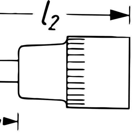 Hazet Steckschlüsseleinsatz 8507 ( 8000466406 ) 1/4 ″ PZ Länge 28 mm