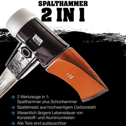 Halder Spalthammer SIMPLEX ( 4000815572 ) 4100 g Stiellänge 850 mm