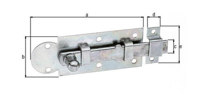 GAH Alberts window transom ( 8002657137 ) length 80 mm width 30 mm shape straight extension 19.5 mm