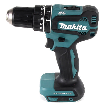 Makita DHP 485 G1J Perceuse-visseuse à percussion sans fil 18V 50 Nm brushless + 1x Batterie 6,0Ah + Makpac - sans chargeur