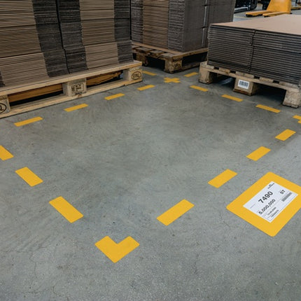 Marcatore di parcheggio durevole (4000355261) forma rettangolare 10 pezzi