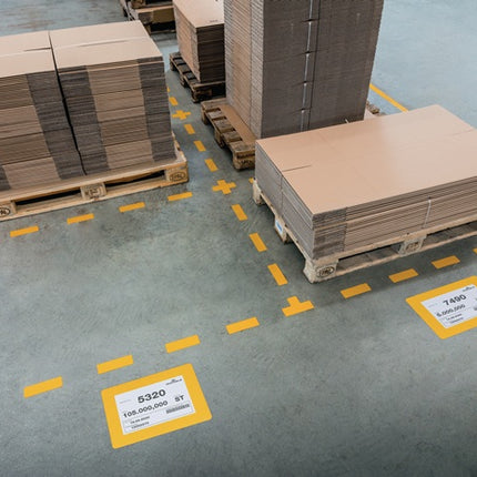 Marcatore di parcheggio durevole (4000355260) forma rettangolare 10 pezzi