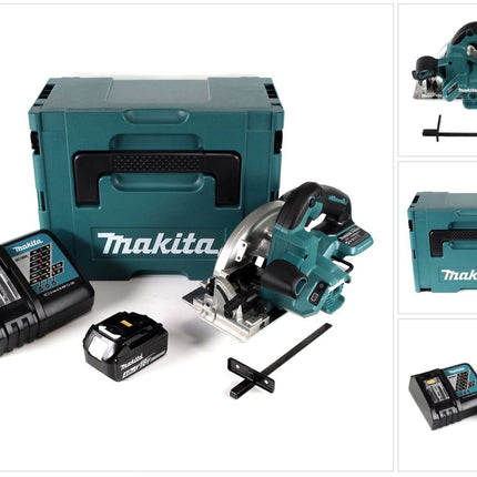 Makita DHS 660 RM1J Akku Handkreissäge 18V 165 mm im Makpac + 1x 4,0Ah Akku + Ladegerät - Toolbrothers