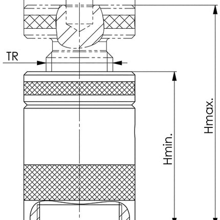 Soporte atornillable AMF nº 6400 ( 4000833116 ) tamaño 140 altura 100 - 140 mm