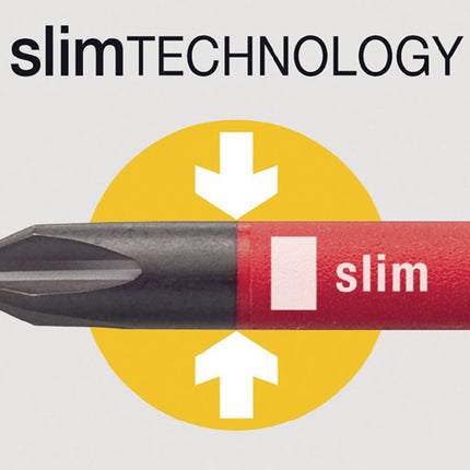 Wiha interchangeable blade SlimBit electric ( 4000793015 ) slot 2.5 x 75 mm