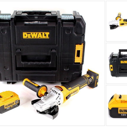 DeWalt DCG 405 FNT Akku Winkelschleifer 18V 125mm Brushless + 1x Akku 4,0Ah + TSTAK - ohne Ladegerät - Toolbrothers