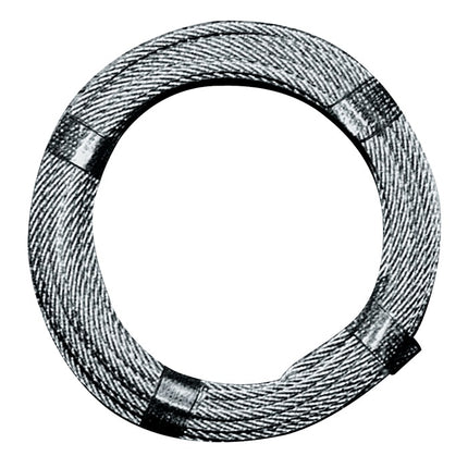 Cable de acero ( 1000134016 ) Ø 5,0 mm longitud 100 m 6 x 12 + 1 FE acero, galvanizado