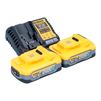 DeWalt DCM 849 H2 Cordless random orbital polisher 18 V 180 mm brushless + 2x Powerstack battery 5.0 Ah + charger