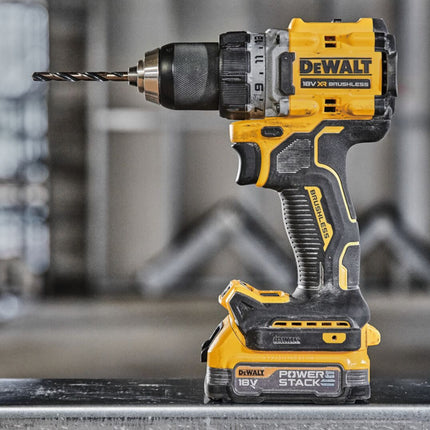 DeWalt DCD 800 N cordless drill driver 18 V 90 Nm brushless + 1x Powerstack battery 1.7 Ah - without charger