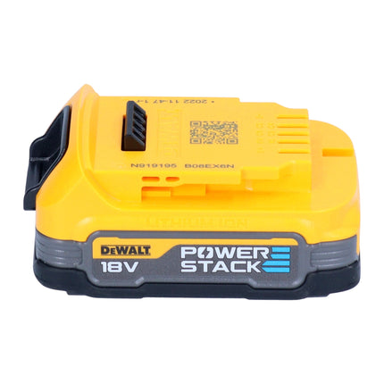 DeWalt DCD 800 N cordless drill driver 18 V 90 Nm brushless + 1x Powerstack battery 1.7 Ah - without charger