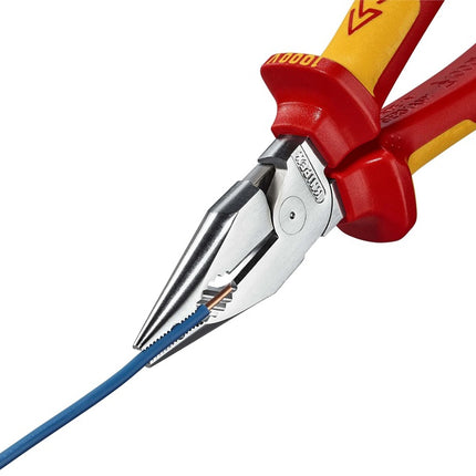 Alicates combinados de punta de aguja Knipex ( 8002875246 ) longitud 185 mm cromado VDE