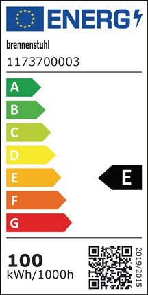 Brennenstuhl Faretto ibrido LED per edilizia 12050 MH ( 8002643423 ) 100 W 12000 lm IP54