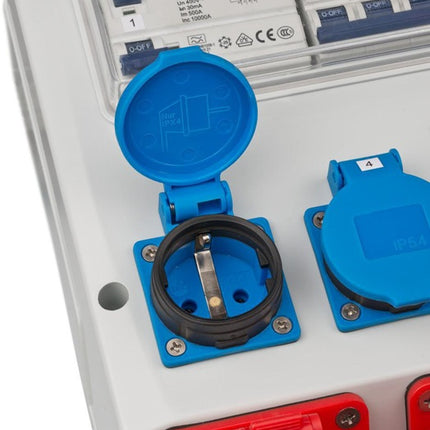 Distribuidor mural de plástico Brennenstuhl ( 4000873992 ) CEE-32 A, 5 polos