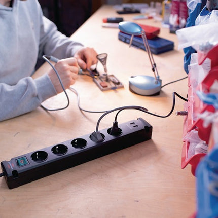 Brennenstuhl Steckdosenleiste Bremounta ( 8000594293 ) 5-fach Kabel-L.3m m.Kinderschutz