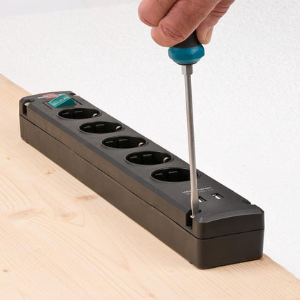 Brennenstuhl Steckdosenleiste Bremounta ( 8000594293 ) 5-fach Kabel-L.3m m.Kinderschutz