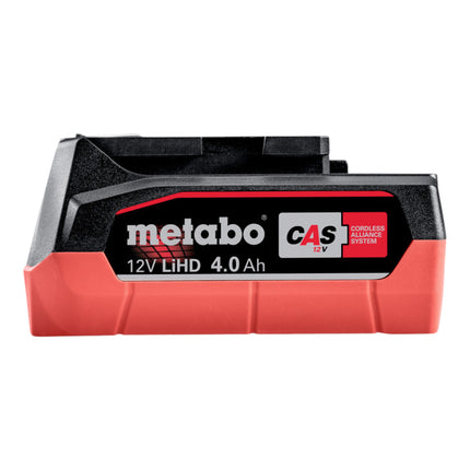 Juego de baterías Metabo 4x LiHD batería 12 V 4,0 Ah / 4000 mAh Li-Ion con indicador de nivel de carga ( 4x 625349000 )