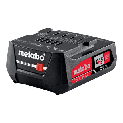 Metabo battery set 4x Li-Power battery pack 12 V 2.0 Ah / 2000 mAh Li-Ion with charge level indicator ( 4x 625406000 )