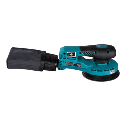 Makita BO 001 CGM101 Lijadora rotorbital sin cable 40 V máx. 125 mm 5,0 mm carrera Sin escobillas + 1x batería 4,0 Ah + cargador