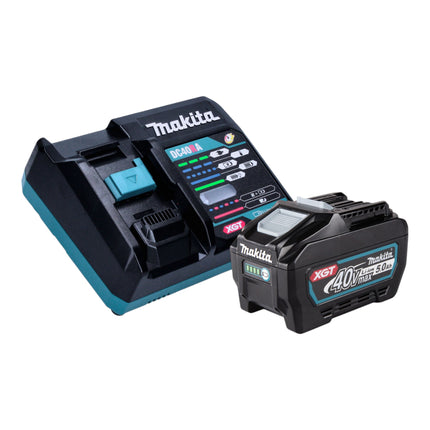 Makita BO 001 CGT101 Lijadora rotorbital sin cable 40 V máx. 125 mm 5,0 mm carrera Sin escobillas + 1x batería 5,0 Ah + cargador