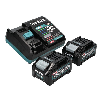 Makita BO 003 CGM201 Lijadora rotorbital sin cable 40 V máx. 125 mm 3,0 mm carrera Sin escobillas + 2x batería 4,0 Ah + cargador