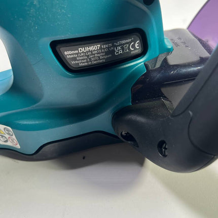 Makita DUH 607 Z Akku Heckenschere 18 V 60 cm Solo Leicht Gebraucht 2 - toolbrothers