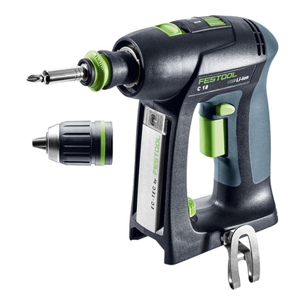 Festool C 18-Basic-4,0 trapano avvitatore a batteria 18 V 45 Nm senza spazzole ( 577050 ) + 1x batteria 4,0 Ah + systainer - senza caricabatterie