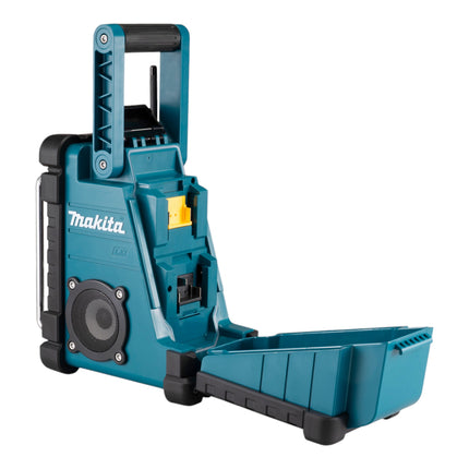 Makita DMR 116 RG Akku Baustellenradio 14,4 - 18 V AM FM AUX + 2x Akku 6,0 Ah + Ladegerät