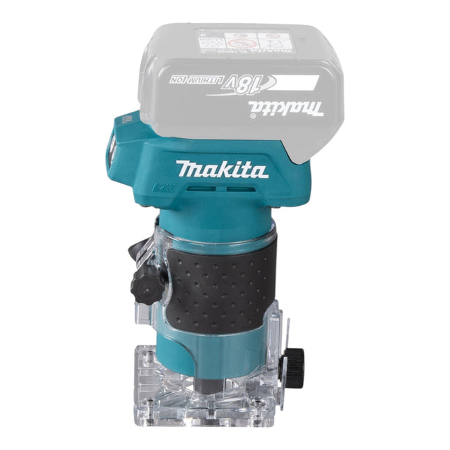 Makita DRT 52 RG1 cordless edge router 18 V 6 mm brushless + 1x rechargeable battery 6.0 Ah + charger