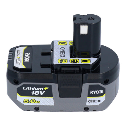 Ryobi R18AG-0 Amoladora angular sin cable 18 V ONE+ 115 mm + 1x batería 5.0 Ah - sin cargador