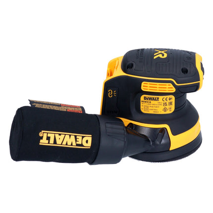 DeWalt DCW 210 D1 cordless random orbital sander 18 V 125 mm brushless + 1x rechargeable battery 2.0 Ah + charger