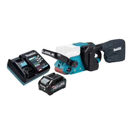 Makita BS 001 GM101 Akku Bandschleifer 40 V max 76 x 533 mm Brushless 1x Akku 4 0 Ah Ladegeraet 0 - toolbrothers