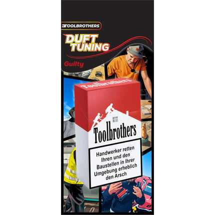 Toolbrothers Duftbaum Kippen Design Duft GUILTY klassisch maskuline Duftnoten 0 - toolbrothers