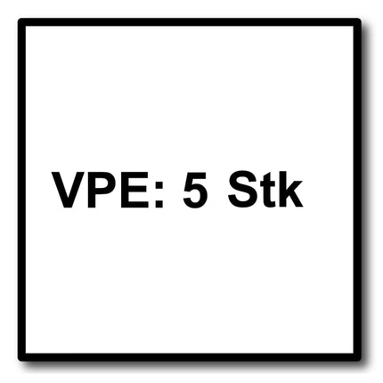 Festool S 75/2,8/5 WOOD Fine Cut Lama per seghetto alternativo - 5 pezzi ( 204260 )