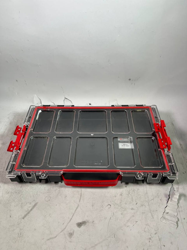 Qbrick System PRO 100 MFI Organizer 452 x 296 x 79 mm 5 l stapelbar IP54 Leicht Gebraucht 1 - toolbrothers