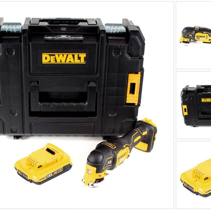 DeWalt DCS 355 NT Akku Oszillierer 18V Brushless Solo + 1x Akku 2,0Ah + TSTAK - ohne Ladegerät - Toolbrothers