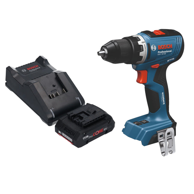 Bosch GSB 18V 65 Professional Akku Schlagbohrschrauber 18 V 65 Nm Brushless 1x ProCORE Akku 4 0 Ah Ladegeraet 0 - toolbrothers