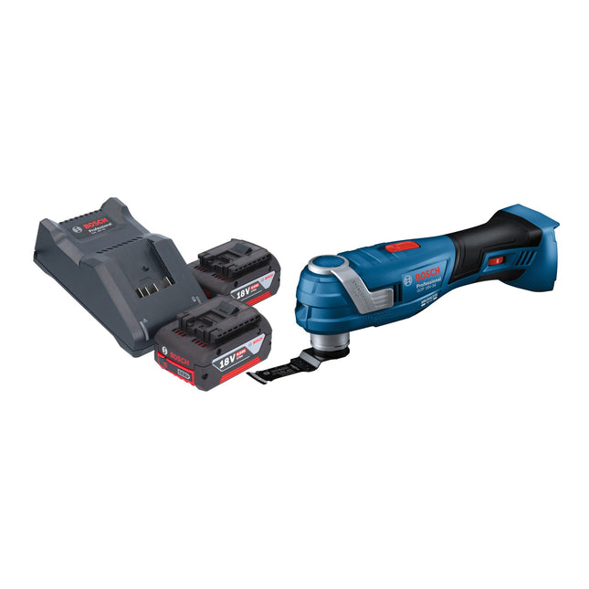 Bosch GOP 18V 34 Professional Akku Multi Cutter 18 V Starlock Plus 2x Akku 4 0 Ah Ladegeraet 0 - toolbrothers