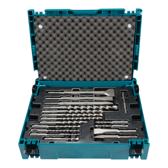 Makita B 53877 Bohrer und Meissel Set SDS Plus 17 tlg Makpac 0 - toolbrothers