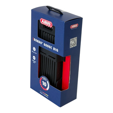 ABUS Bordo Combo 6000C 120 Faltschloss 120 cm Laenge mit Halter 0 - toolbrothers