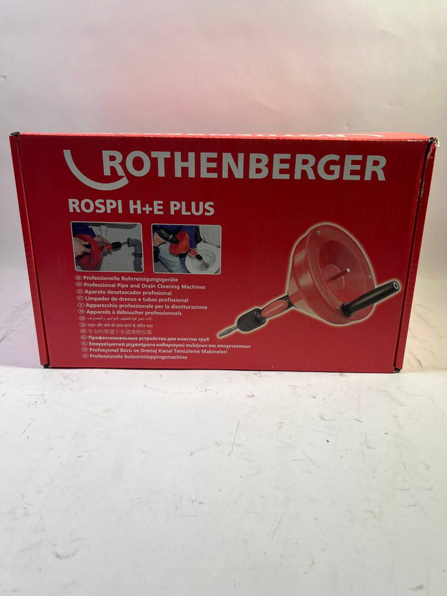 Rothenberger ROSPI 8 H E Plus Hand Rohrreinigungsgeraet Spirallaenge 7 5 m Unvollstaendig 0 - toolbrothers