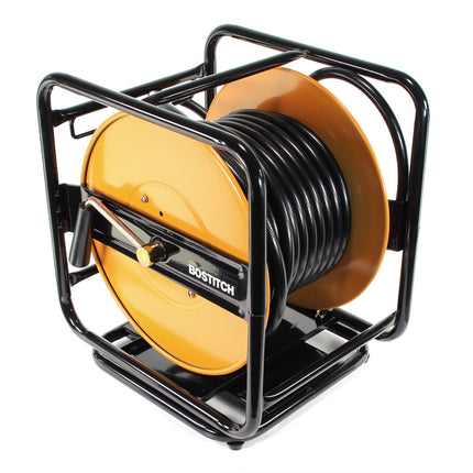 Bostitch RN46K-1-E CT Druckluft Nagler + RC10SQ-E Baustellen Kompressor + CPACK30 Druckluftschlauch 30m + Koffer - Toolbrothers