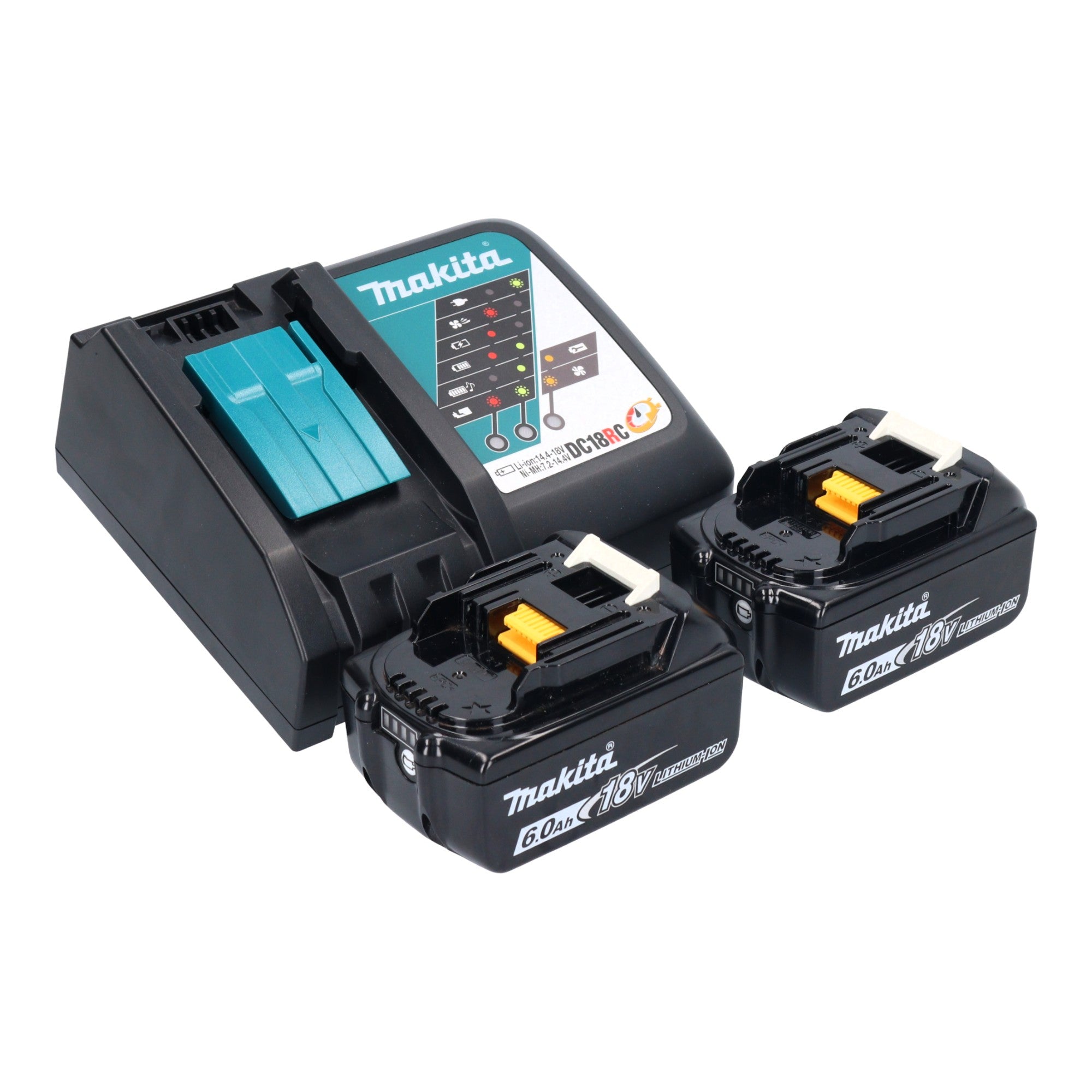Makita DFR 552 RGJ Akku Magazinschrauber 18 V 25 - 55 mm Brushless + 2 ...