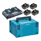 Makita Akku Power Source Kit 198091 4 4x BL 1860 B Akku 18 V 6 0 Ah DC 18 RD Ladegeraet Makpac 0 - toolbrothers