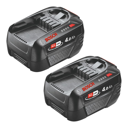 Bosch 2x PBA 18V 4 0Ah W C Akku 18 V 4 0 Ah POWER FOR ALL 2x 1600A011T8  0 - toolbrothers