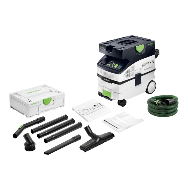 Festool CTM MIDI I AC CLEANTEC Absaugmobil 1200 W 15 l Staubklasse M Standard Reinigungsset 0 - toolbrothers