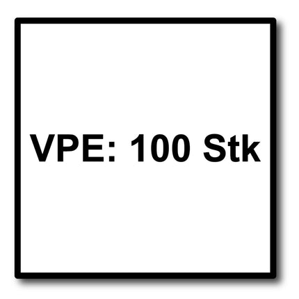 SPAX Universalschraube 6,0 x 120 mm 100 Stk. TORX T-STAR plus T30 WIROX Senkkopf Teilgewinde 4Cut-Spitze 0191010601205 - Toolbrothers