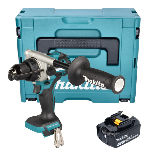 Makita DHP 492 M1J Akku Schlagbohrschrauber 18 V 141 Nm Brushless 1x Akku 4 0 Ah Makpac ohne Ladegeraet 0 - toolbrothers