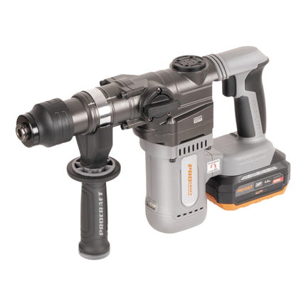 Procraft Industrial HD20A Akku Bohrhammer 20 V 3 8 J Brushless 1x Akku 4 0 Ah Ladegeraet Koffer 1 - toolbrothers