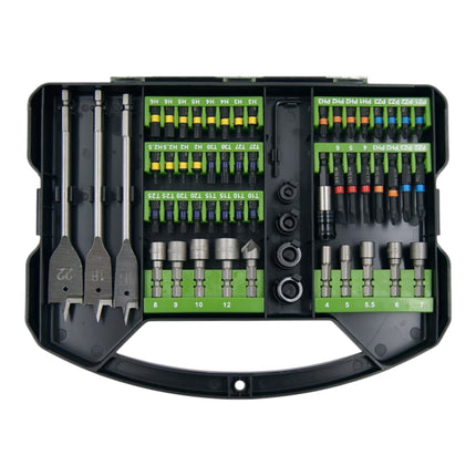 Procraft DBS 101 Bit und Bohrer Set 101 teilig S2 Stahl Phillips Pozidriv Torx Hex Schlitz Vierkant 2 - toolbrothers